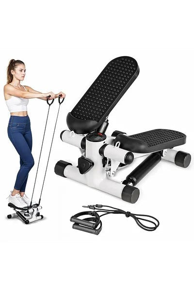 Fitness Stepper Exerciser with Ropeجهاز تمرين اللياقة البدنية مع الحبل